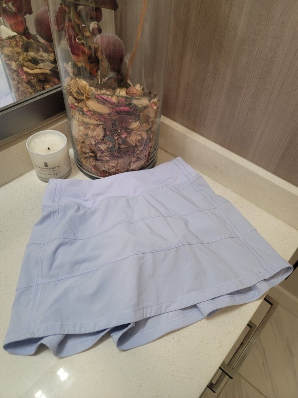 Lululemon Pace Rival Mid-Rise Skirt *Long Size 2 in Pastel Blue Activewear